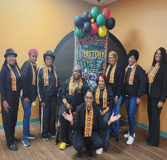 Community group celebrating Black History Month