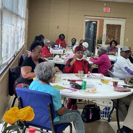 Resident event at the community room