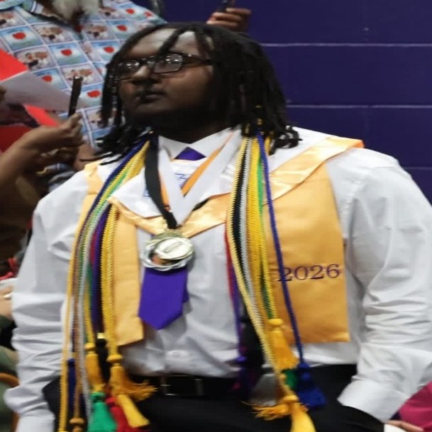 Tyshawn Hayden at his graduation ceremony