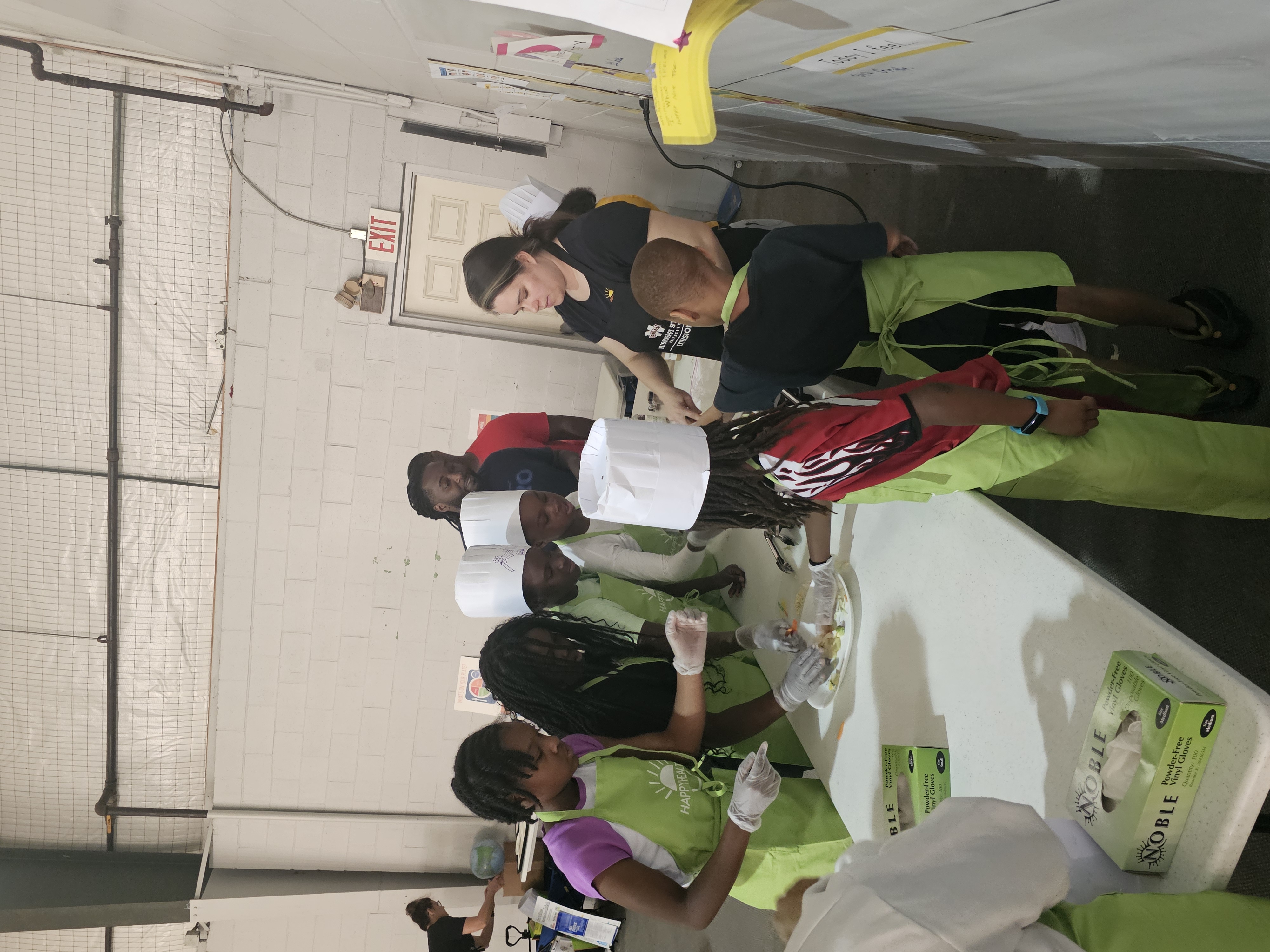 Youth cooking demonstration